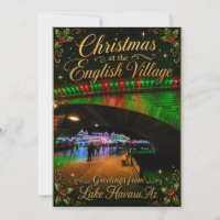 Christmas at the English Village Lake Havasu Az.