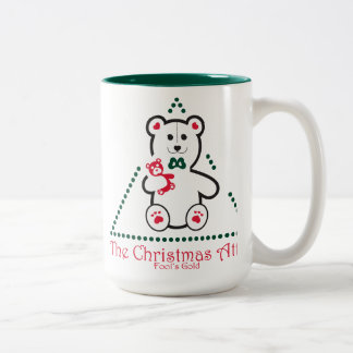 Christmas Attic Mug-Fool's Gold, Califiornia Two-Tone Coffee Mug