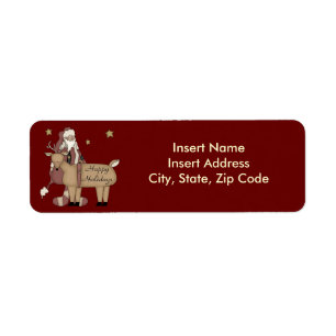 Christmas Avery Address Label