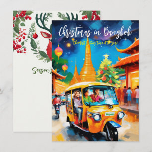 ‘Christmas Away in Bangkok’ Greeting Card