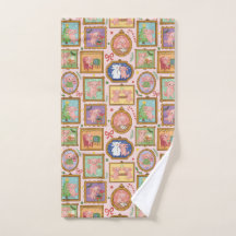 Christmas axolotl hand towel