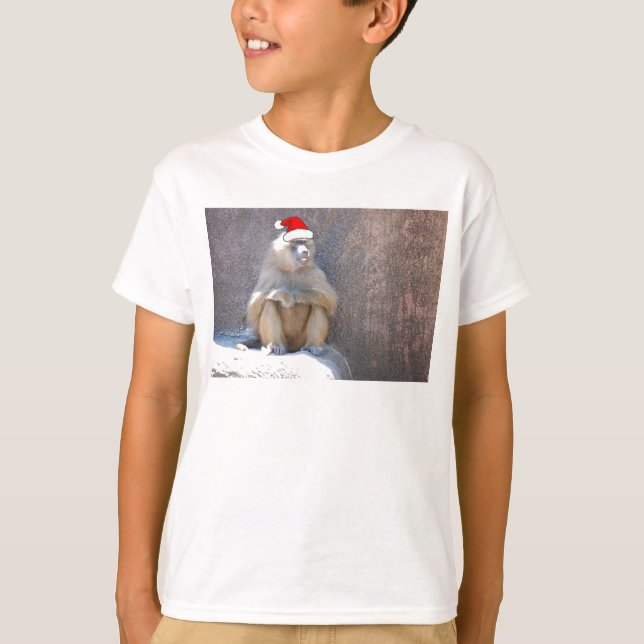 Christmas Baboon T-Shirt (Front)