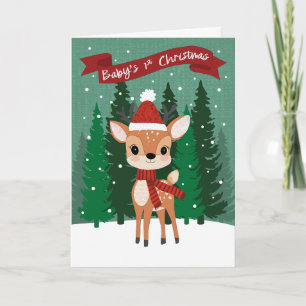 Christmas Baby 1st Christmas Card