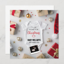 Christmas Baby Announcement Social Media