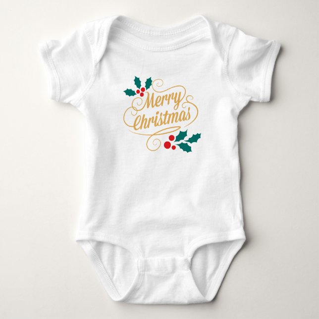 CHRISTMAS BABY BODYSUIT (Front)