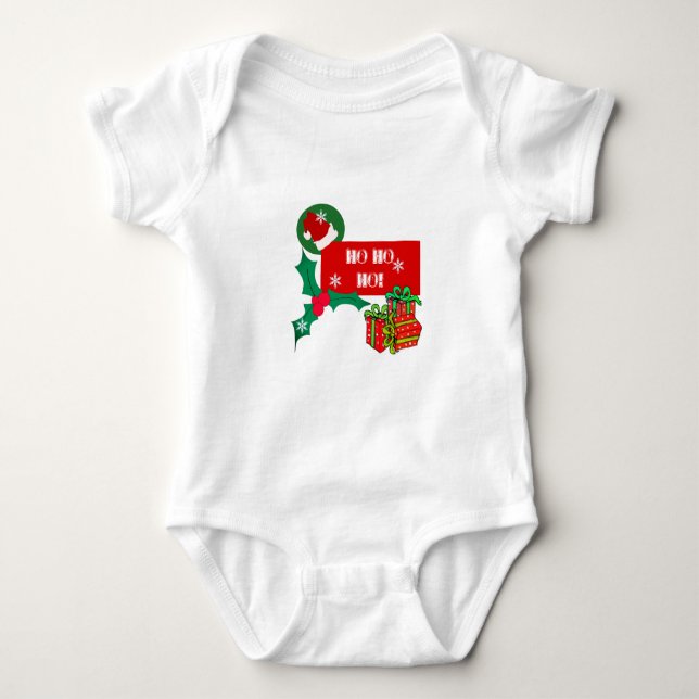 Christmas Baby Bodysuit (Front)