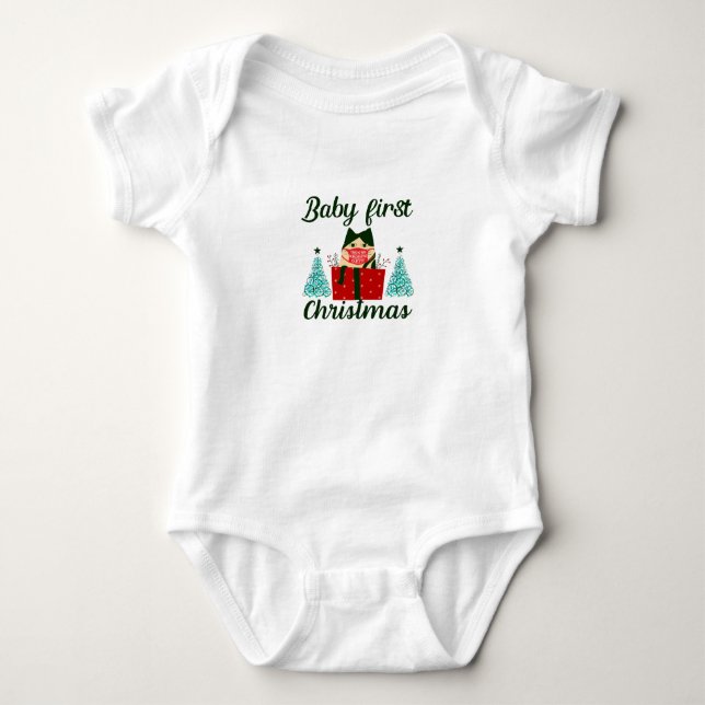 CHRISTMAS BABY BODYSUIT (Front)