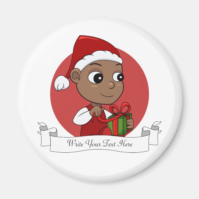 Christmas baby cartoon magnet (Front)