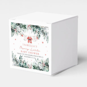 Christmas Baby Clothes Merry Little Baby Shower Favour Box