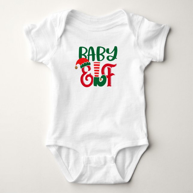 Christmas Baby Elf Bodysuit (Front)