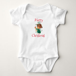 Christmas Baby Jersey Bodysuit/Angel Bodysuit