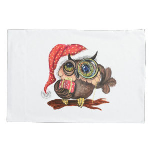 Christmas Baby Owl Gifts Pillow Case