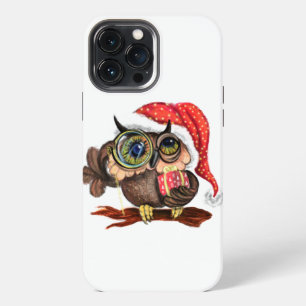 Christmas Baby Owl with Gift iPhone 13 Pro Max Case