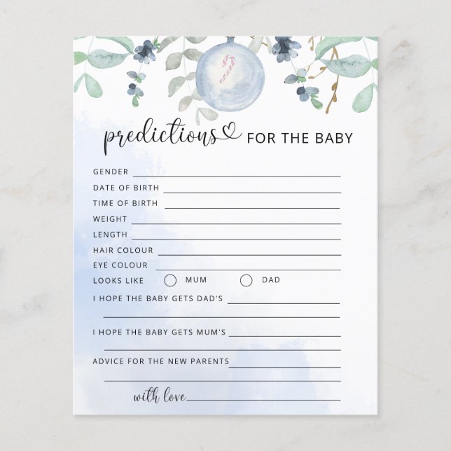 Christmas baby predictions and advice (Front)