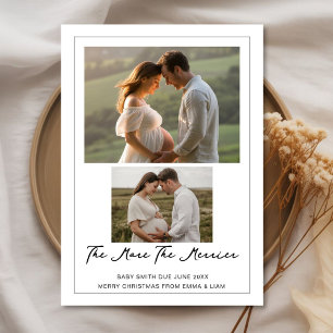 Christmas Baby Reveal The More the Merrier Card