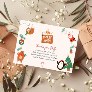Christmas Baby Santa Books for Baby Enclosure Card