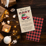 Christmas Baby Shower Books For Baby Enclosure Card<br><div class="desc">These books for baby request cards are perfect for anyone having a baby shower this Christmas. Simply include these cards when you send out your matching baby shower invitations, your guests can then bring a book instead of a card along to the baby shower so you can build a library...</div>
