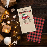 Christmas Baby Shower Diaper Raffle Ticket Enclosure Card<br><div class="desc">These diaper raffle tickets are perfect for anyone having a baby shower this Christmas time. Simply include these tickets when you send out your matching baby shower invitations, your guests can then fill out their name and bring a pack of diapers (any size) along to the baby shower. As an...</div>