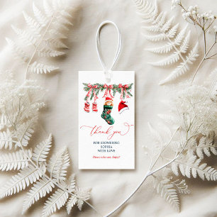 Christmas Baby Shower Gift Tags