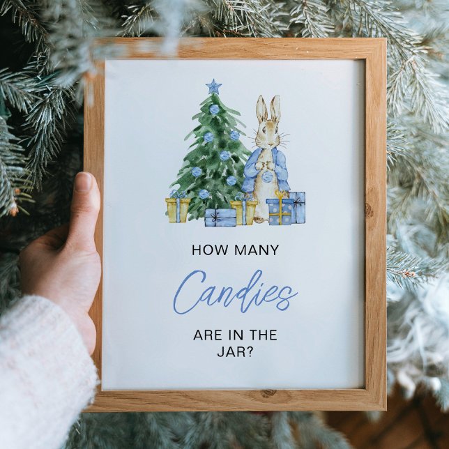 Christmas Baby Shower How Many Candies Poster (Creator Uploaded)