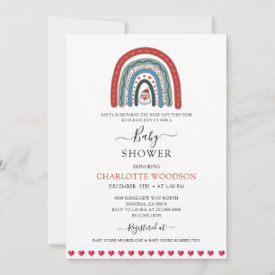 Christmas Baby Shower Invitation