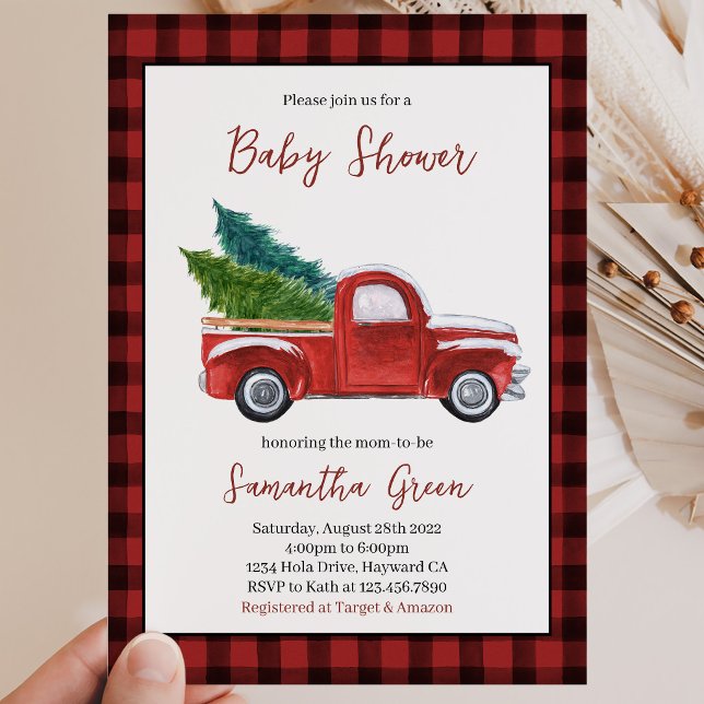 Christmas Baby Shower Invitation (Creator Uploaded)