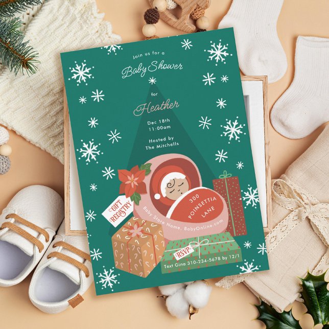 Christmas Baby Shower Invitation (Creator Uploaded)