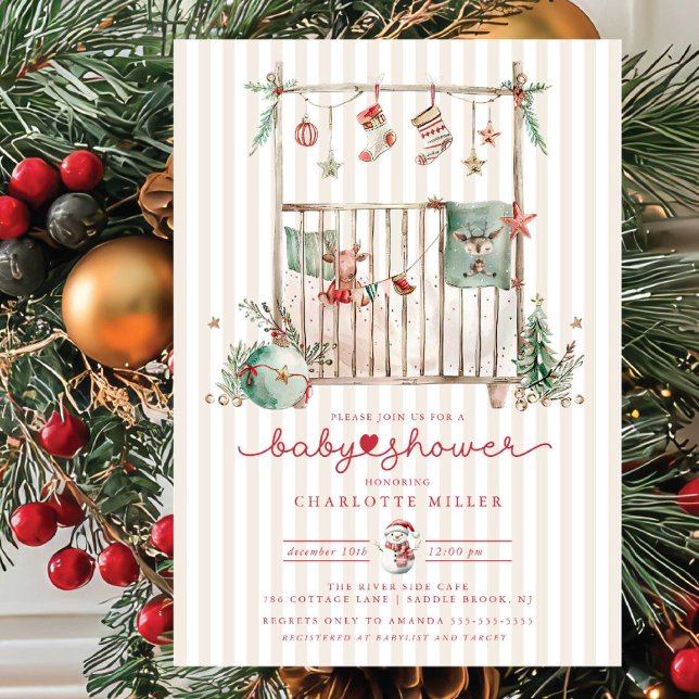 Christmas Baby Shower Invitation  (Creator Uploaded)