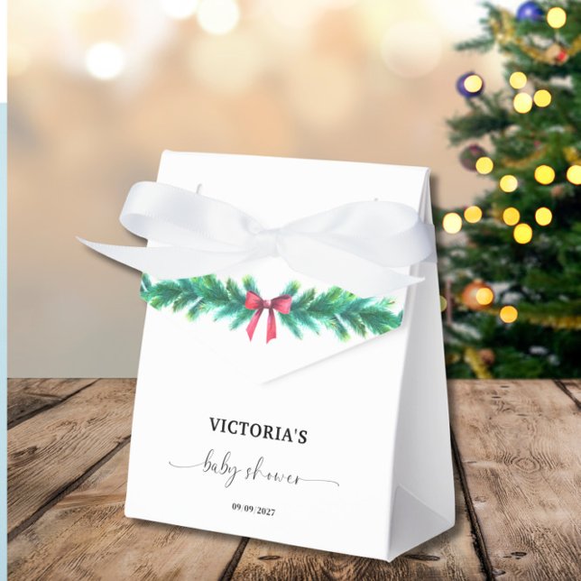 Christmas Baby Shower Party  Favour Box (Creator Uploaded)