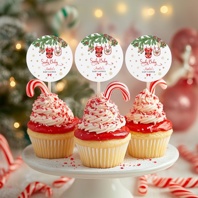 Christmas Baby Shower Sticker | Santa Baby Holiday (Creator Uploaded)