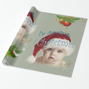 Christmas Baby Wrapping Paper