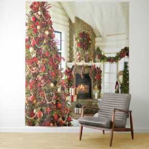 Christmas Backdrop Tapestry