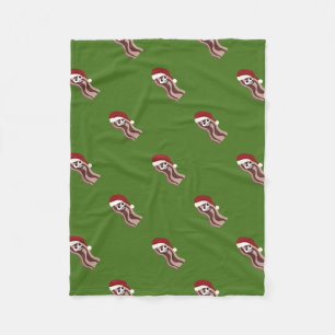 Christmas Bacon Fleece Blanket