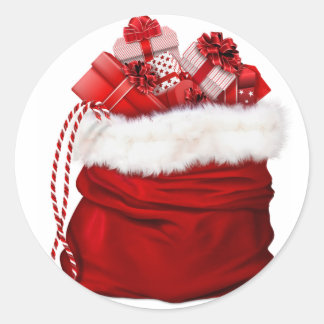 Christmas bag sticker