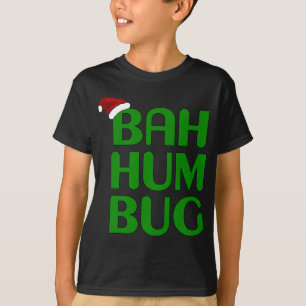 Christmas Bah Humbug Xmas Humbug Santa Hat T-Shirt