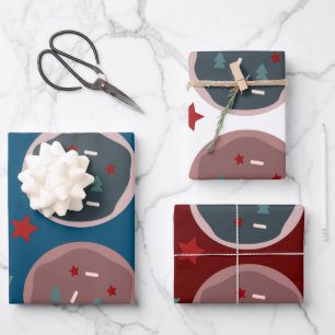 Christmas Bakery Cookies Festive Sprinkles Wrapping Paper Sheet