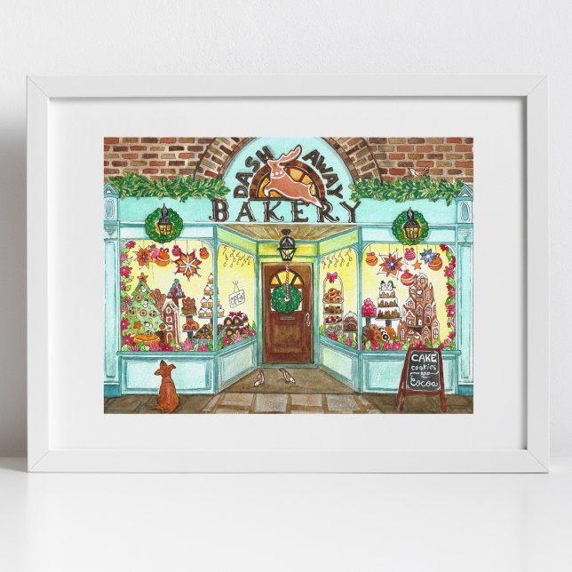 Christmas Bakery Watercolor Poster (Creator Uploaded)