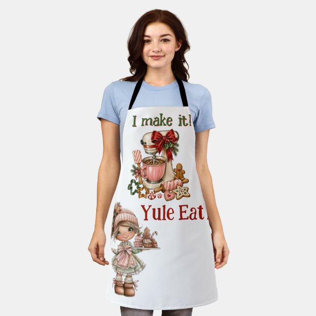 Christmas Baking Apron  (Worn)