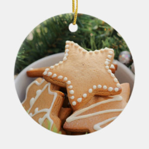 Christmas Baking Ceramic Tree Decoration