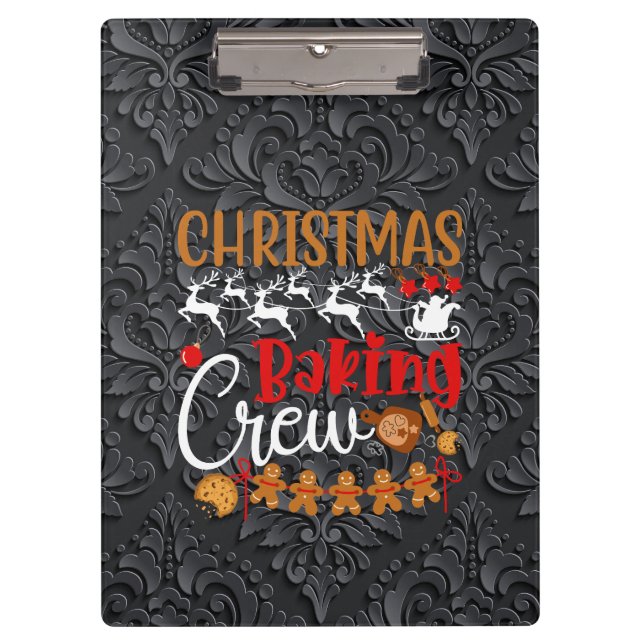 Christmas Baking Crew-80543 Clipboard (Front)