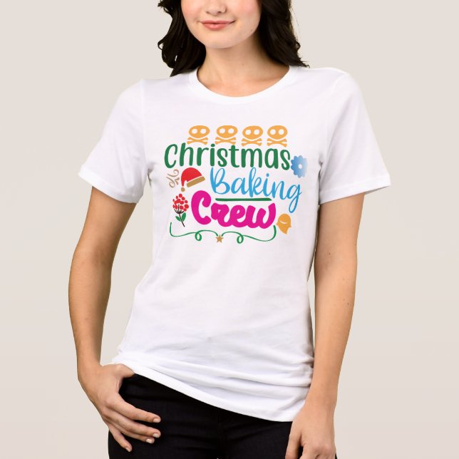 Christmas Baking Crew-81603 Tri-Blend Shirt (Front)