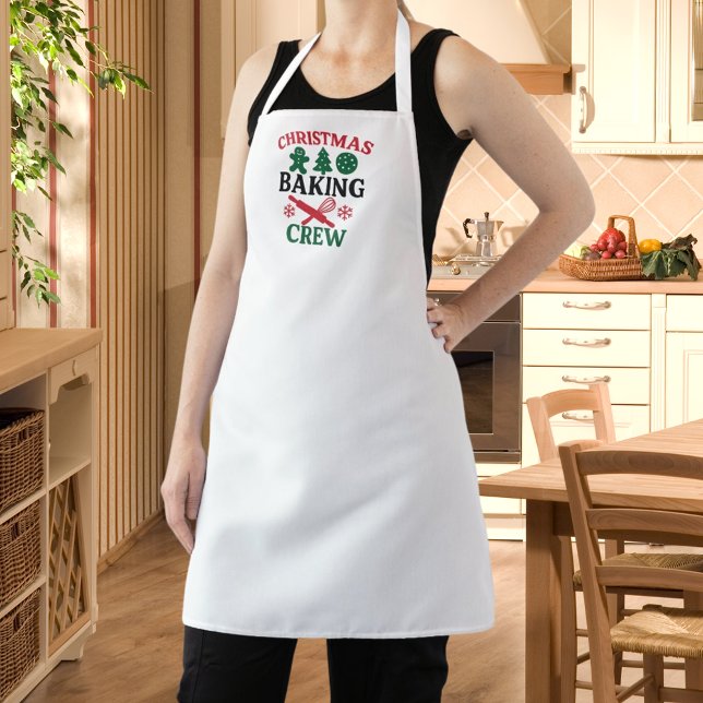 Christmas Baking Crew Mum  Apron (Creator Uploaded)