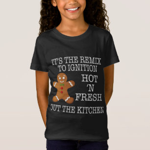 Christmas Baking Gingerbread Man Hot Fresh Out Kit T-Shirt