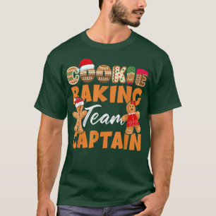 Christmas Baking Team Captain Holiday Cookie Funny T-Shirt