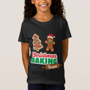 Christmas Baking Team Merry Funny Xmas Cookies Mat T-Shirt