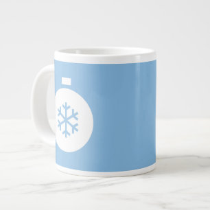 Christmas Ball Giant Blue Coffee Mug