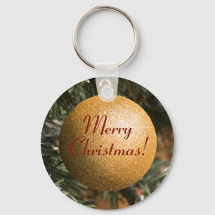 Christmas ball key ring
