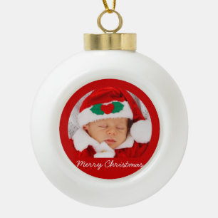 Christmas Ball Ornaments With Baby