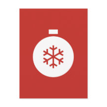 Christmas Ball Postcard