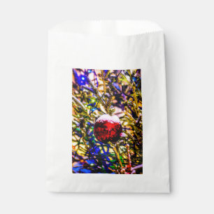 Christmas Ball Red Favour Bags